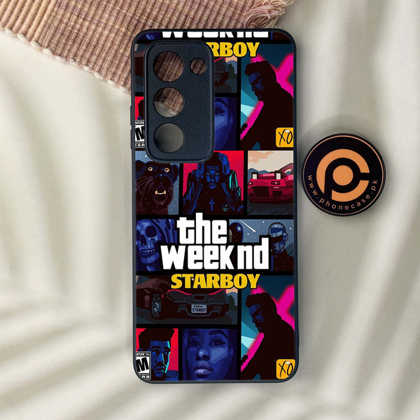 Oppo A5 2025 - The Weeknd Star Boy - Premium Metal Printed soft Bumper shock Proof Case CS-39414