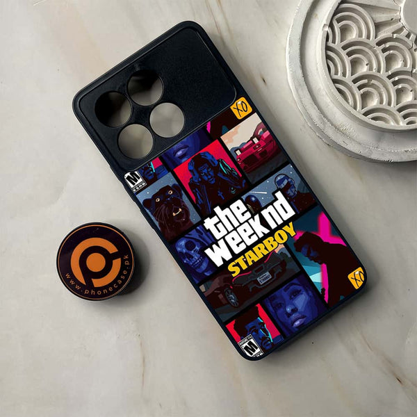 Xiaomi Poco F6 Pro - The Weeknd Star Boy - Premium Metal Printed soft Bumper shock Proof Case
