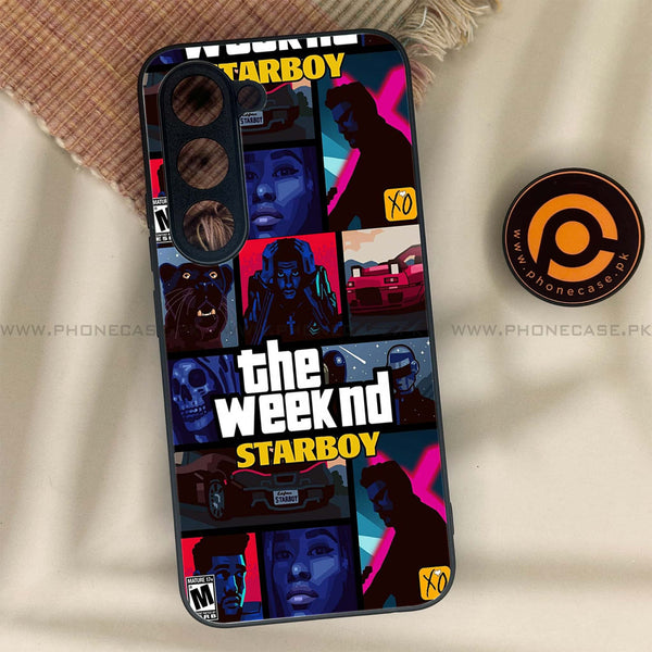 Tecno Spark 40 Pro - The Weeknd Star Boy - Premium Metal Printed soft Bumper shock Proof Case