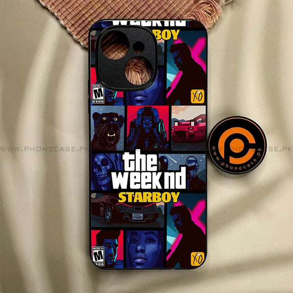 Tecno Spark 40C - The Weeknd Star Boy - Premium Metal Printed soft Bumper shock Proof Case