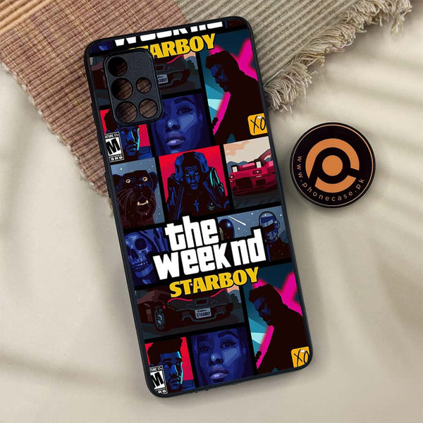 Samsung Galaxy A71 - The Weeknd Star Boy - Premium Metal Printed soft Bumper shock Proof Case