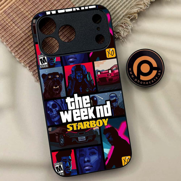 iPhone 17 Pro Max - The Weeknd Star Boy - Premium Metal Printed soft Bumper shock Proof Case