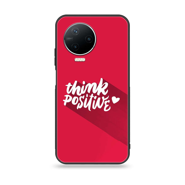 Infinix Note 12 Pro - Think Positive Design - Premium Printed Glass soft Bumper Shock Proof Case