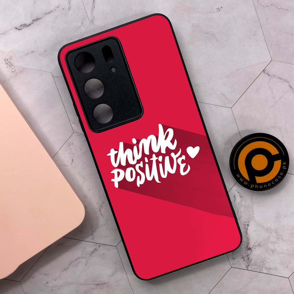 Realme C75 4G - Think Positive Design - Premium Metal Printed soft Bumper shock Proof Case