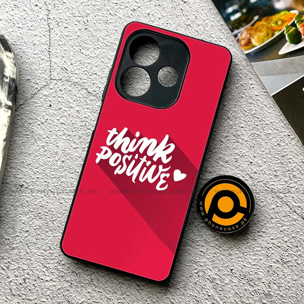 Oppo A5 Pro  - Think Positive Design - Premium Printed Metal soft Bumper shock Proof Case