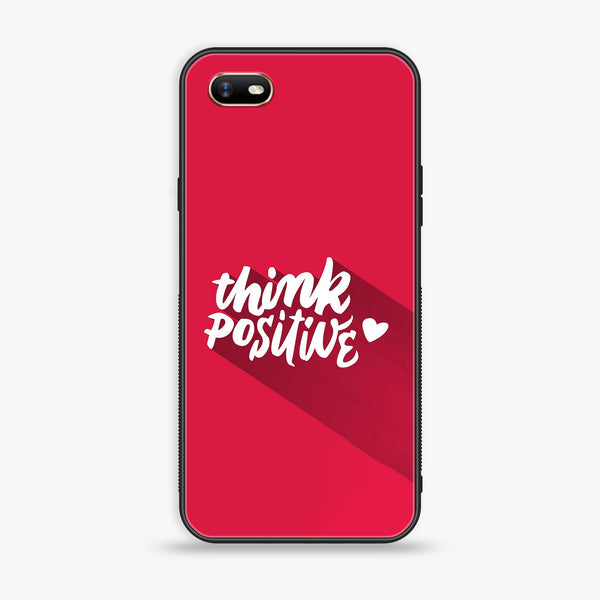 Oppo A1k - Think Positive Design - Premium Printed Glass Case
