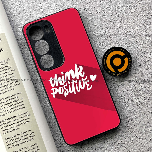 Vivo Y19s Pro - Think Positive Design - Premium Metal Printed soft Bumper shock Proof Case