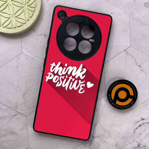 Infinix Zero 40 5G - Think Positive Design - Premium Metal Printed soft Bumper shock Proof Case