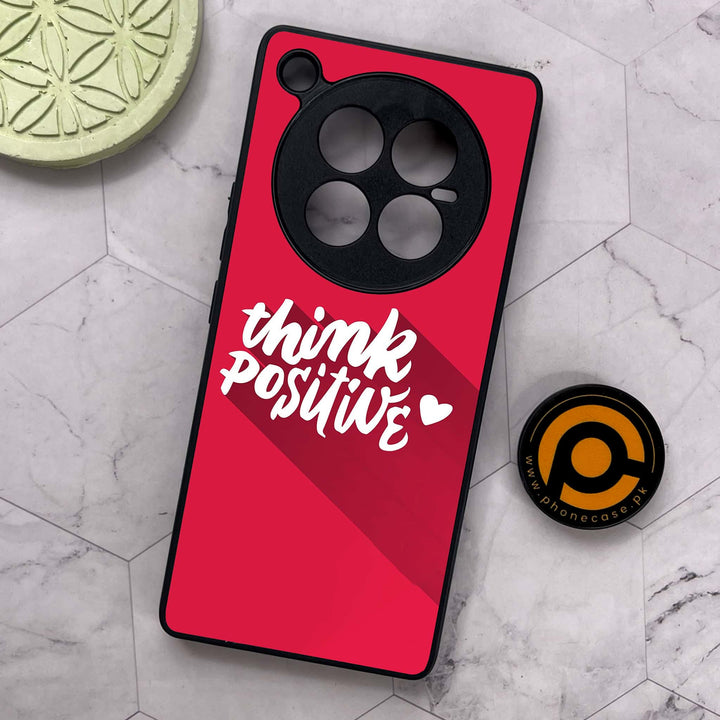 Infinix Zero 40 5G - Think Positive Design - Premium Metal Printed soft Bumper shock Proof Case