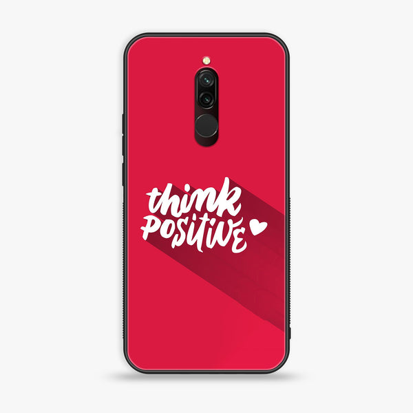 Xiaomi Redmi 8 - Think Positive Design - Premium Printed Glass Case