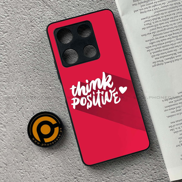 Infinix Note 30 Pro - Think Positive Design - Premium Metal Printed soft Bumper shock Proof Case