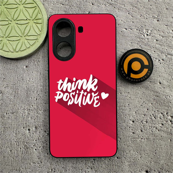 Xiaomi Poco X7 Pro 5G - Think Positive Design -  Premium Printed Metal soft Bumper shock Proof Case