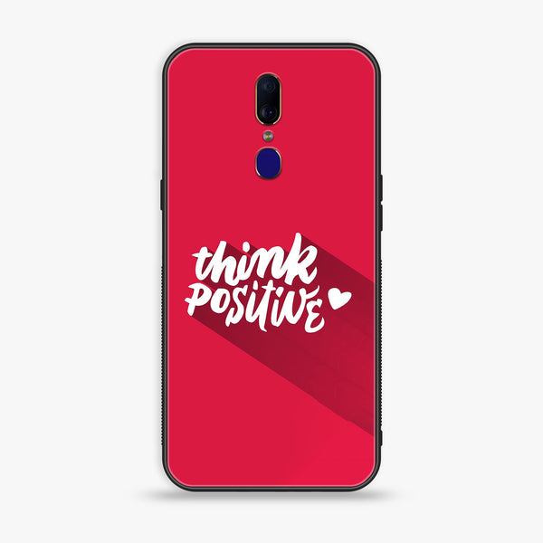 Oppo F7 - Think Positive Design - Premium Printed Glass Case
