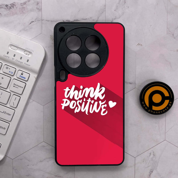 Tecno Camon 30 Premier - Think Positive Design - Premium Metal Printed soft Bumper shock Proof Case