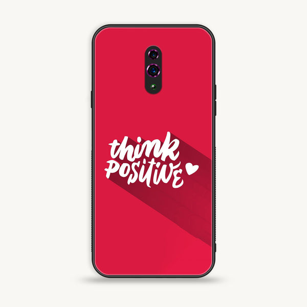 OPPO Reno - Think Positive Design - Premium Printed Glass Case