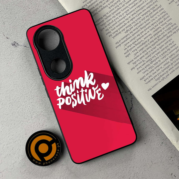 Vivo V50 - Think Positive Design - Premium Metal Printed Soft Bumper Shockproof Case CS-31858