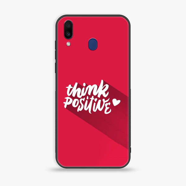Samsung Galaxy M20 - Think Positive Design - Premium Printed Glass Case