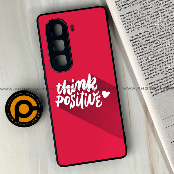 Infinix Hot 50 Pro Plus - Think Positive Design - Premium Printed Glass soft Bumper Shock Proof Case