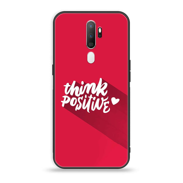 OPPO A5 2020 - Think Positive Design -  Premium Printed Metal soft Bumper shock Proof Case