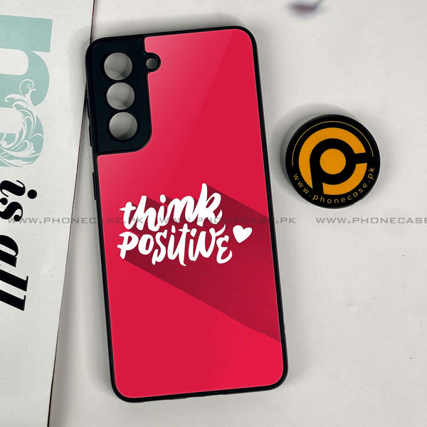 Samsung Galaxy S21 - Think Positive Design - Premium Printed Glass Case CS-18198