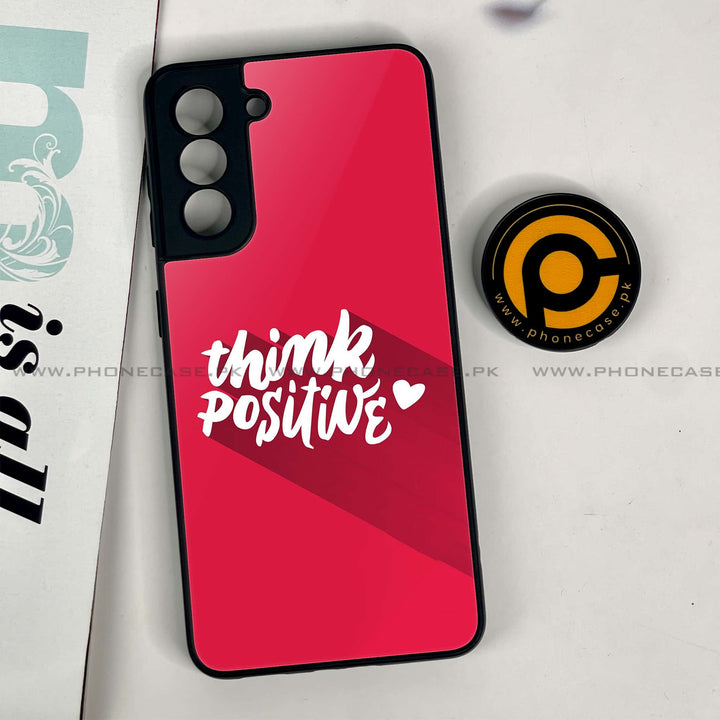 Samsung Galaxy S21 - Think Positive Design - Premium Printed Metal Case