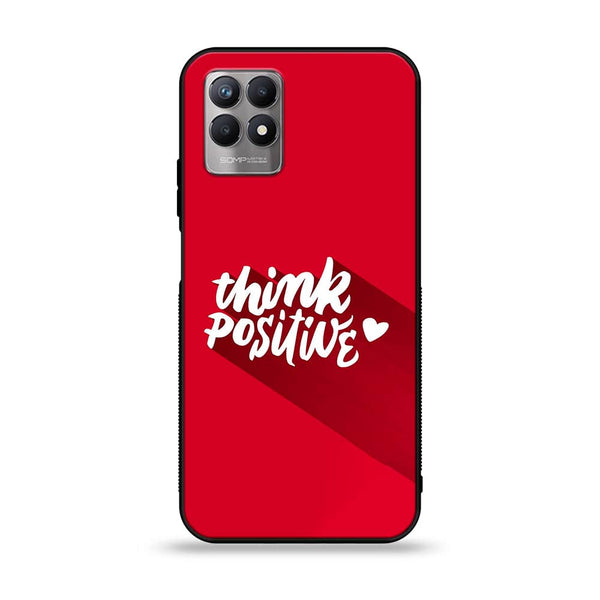 Realme Narzo 50 - Think Positive Design - Premium Printed Glass soft Bumper shock Proof Case