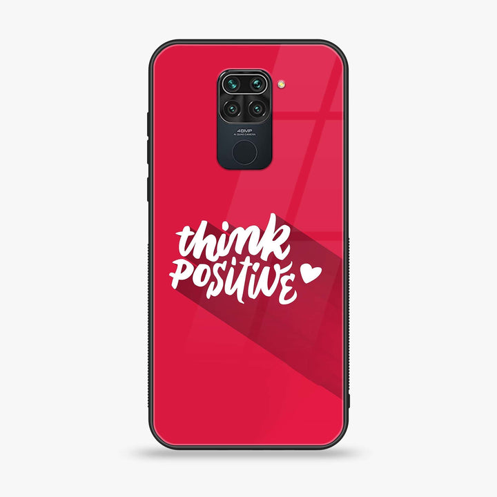 Xiaomi Redmi 10X - Think Positive Design -  Premium Printed Metal soft Bumper shock Proof Case