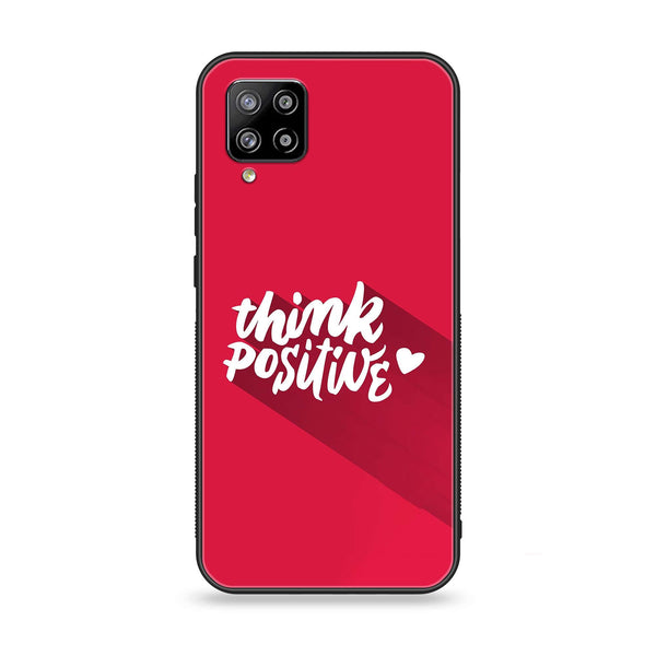 Samsung Galaxy A42 - Think Positive Design - Premium Printed Glass soft Bumper Shock Proof Case