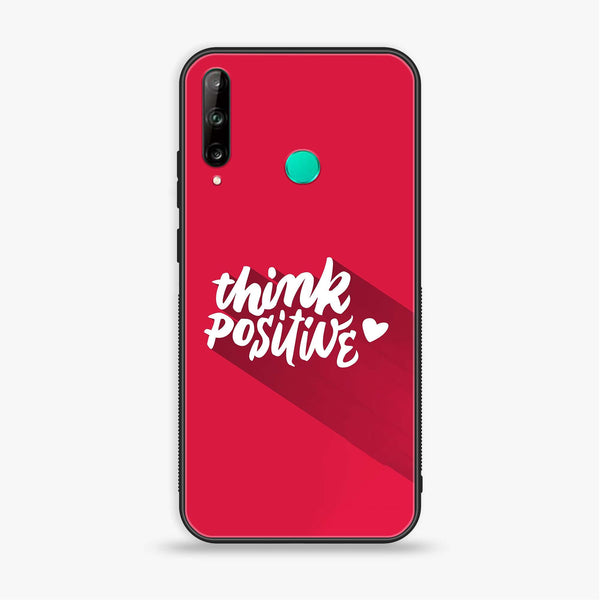 Huawei Y7p - Think Positive Design - Premium Printed Glass soft Bumper Shock Proof Case