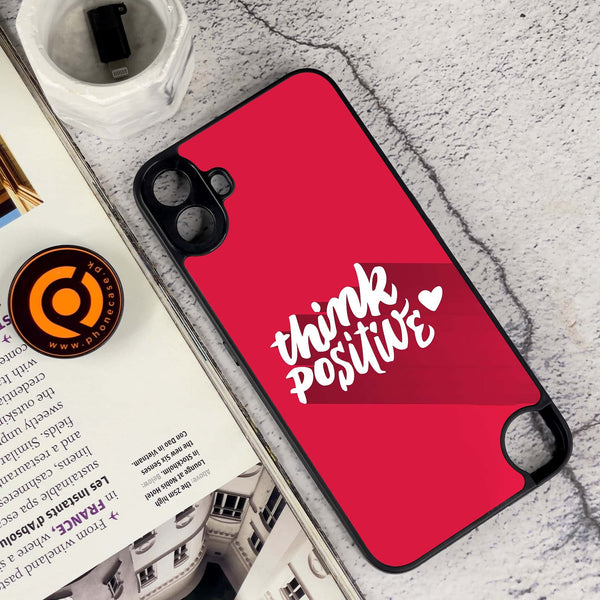 Nothing CMF Phone 1 - Think Positive Design - Premium Metal Printed soft Bumper Shock Proof Case