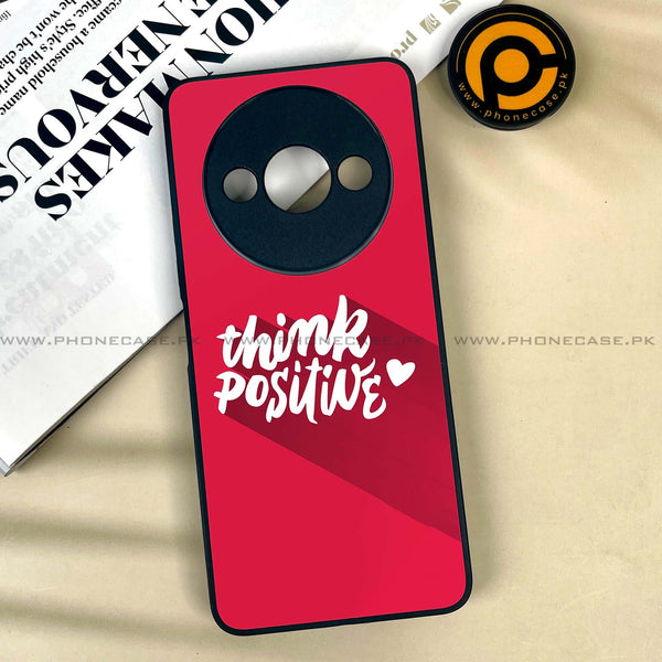 Xiaomi Redmi A3x - Think Positive Design -  Premium Printed Metal soft Bumper shock Proof Case CS-16074