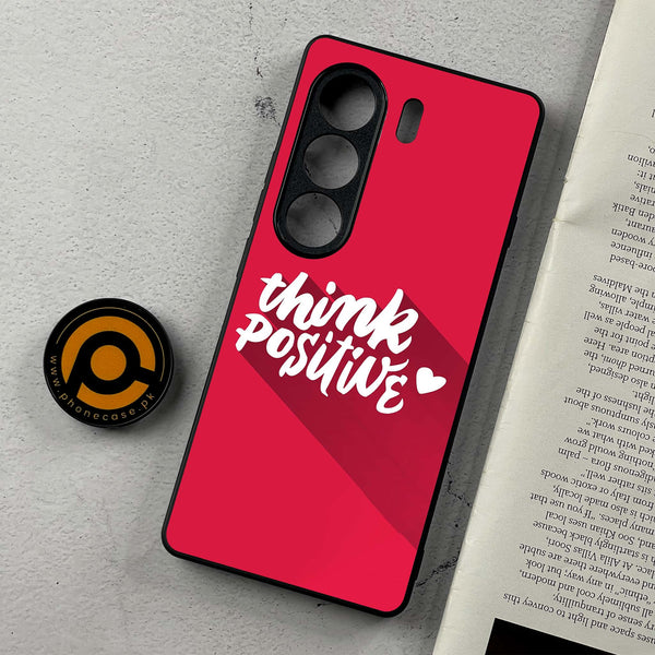 Tecno Camon 40 - Think Positive Design - Premium Metal Printed Soft Bumper Shockproof Case