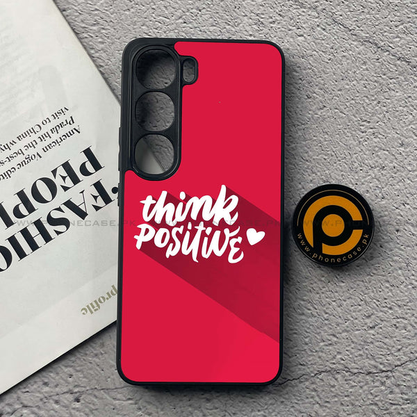 Vivo Y200 4G - Think Positive Design - Premium Metal Printed soft Bumper Shock Proof Case
