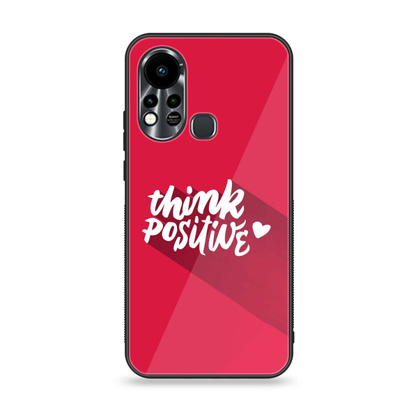 Infinix Hot 11S NFC  Think Positive Design Premium Printed Glass soft Bumper Shock Proof Case