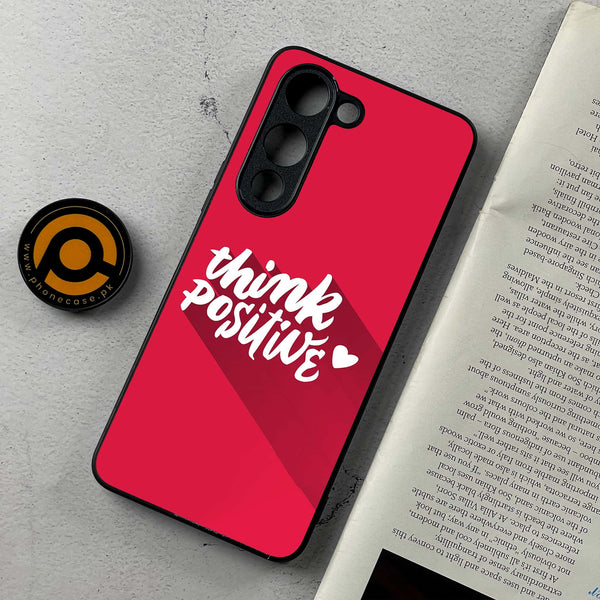 Vivo Y04 -  Think Positive Design - Premium Metal Printed soft Bumper shock Proof Case
