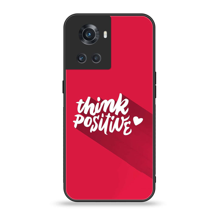 ONEPLUS ACE 5G - Think Positive Design -  Premium Metal Printed soft Bumper Shock Proof Case