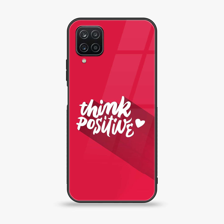 Samsung Galaxy A12 Nacho - Think Positive Design - Premium Printed Glass Case