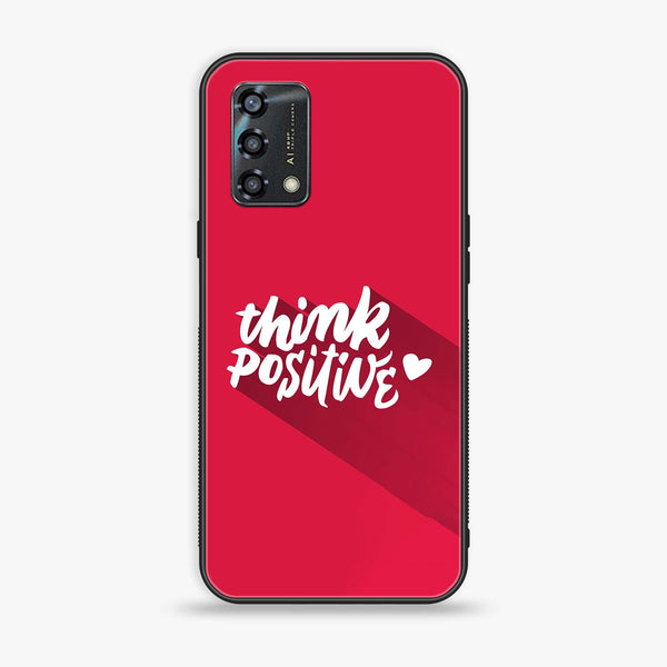 Oppo A95/A74 - Think Positive Design - Premium Printed Glass soft Bumper Shock Proof Case CS-23257