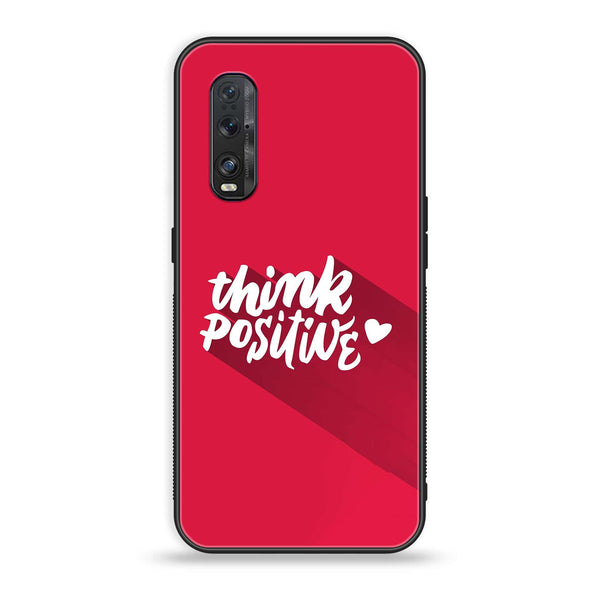 Oppo Find X2 - Think Positive Design -  Premium Printed Metal soft Bumper shock Proof Case