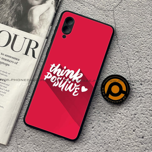 Samsung Galaxy A02 - Think Positive Design - Premium Printed Metal Case