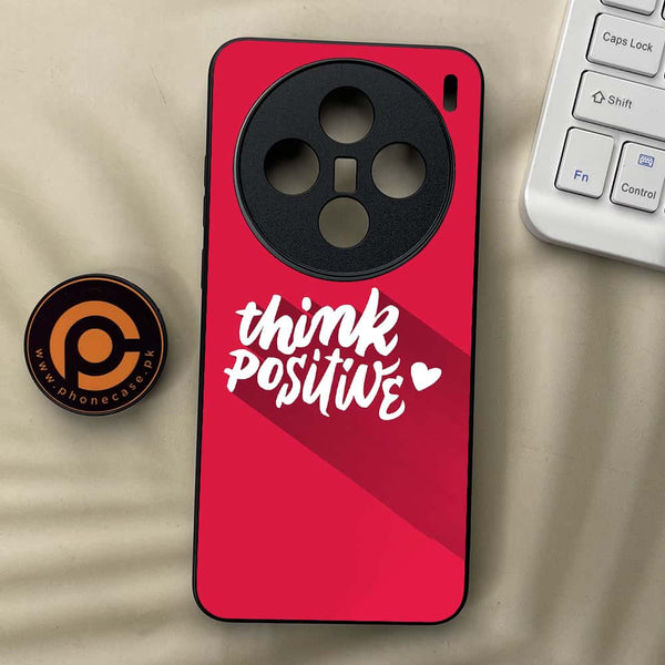 Vivo X200 - Think Positive Design - Premium Metal  Printed soft Bumper shock Proof Case