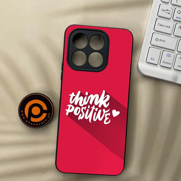 Honor X5b - Think Positive Design - Premium Metal Printed soft Bumper shock Proof Case
