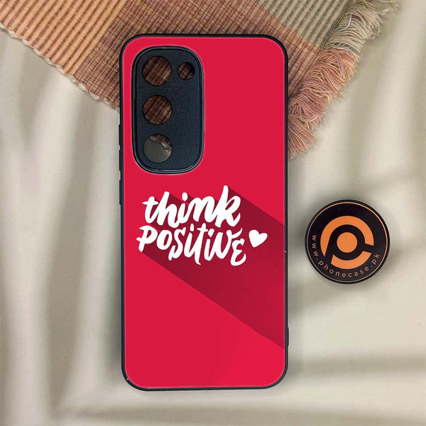 Tecno Spark 40 Pro Plus - Think Positive Design - Premium Metal Printed soft Bumper shock Proof Case