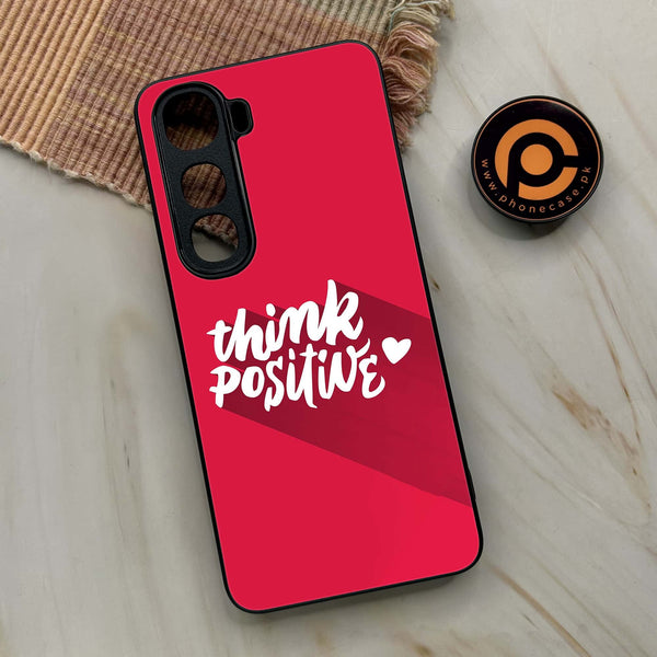 Vivo Y400 - Think Positive Design - Premium Metal Printed soft Bumper shock Proof Case