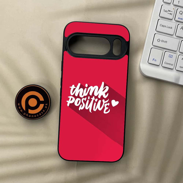 Google Pixel 10 Pro  - Think Positive Design - Premium Metal Printed soft Bumper Shock Proof Case