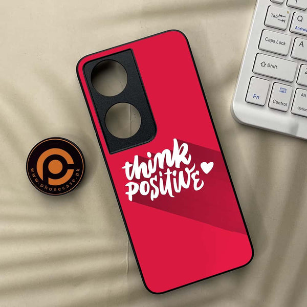 Honor x7b - Think Positive Design - Premium Metal Printed soft Bumper shock Proof Case