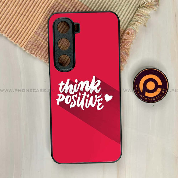 Infinix Hot 60i - Think Positive Design - Premium Metal Printed soft Bumper shock Proof Case