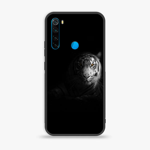 Redmi Note 8 - Tiger Design 10 - Premium Printed Glass soft Bumper shock Proof Case CS-9923