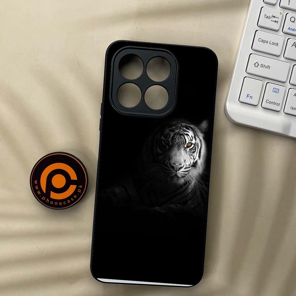 Honor X5b Plus - Tiger Series - Premium Metal  Printed soft Bumper shock Proof Case