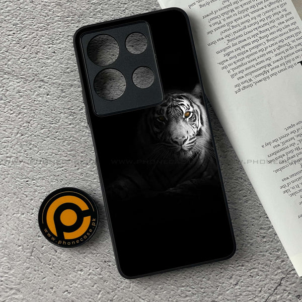Infinix Note 30 - Tiger  Design 10 - Premium Metal Printed soft Bumper shock Proof Case  CS-32210